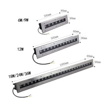 LED Ground Spotlight Low Voltage In-ground Lights LED Landscape Light IP65 Waterproof Strip Buried Light Embedded Underground Lamp for Pathway Walkway Sidewalk,Warm White-24W