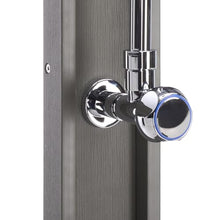 SEI Outdoor Patio Furniture - Outdoor Shower - Transitional Design Light Grey & Silver Metal - Ideal for Pool Area, Backyard (OD8901)