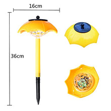 Garden Lights Umbrella Led Light Outdoor Waterproof Sunlight Garden Decoration Street Lights Powered Lawn Lamp
