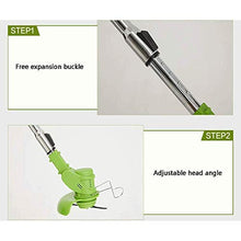 Rotary Mowers 3000mAh High Power Wireless Lawn Mower,Rechargeable Small Lawn Mower Household Handheld Weeder Lithium Lawn GINOLEI