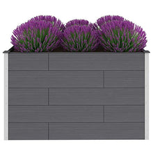 ZEYUAN Garden Raised Bed Planter Box 59.1"x39.4"x35.8" Gray
