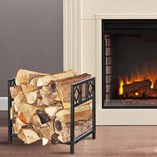 DJVHSRI Firewood Storage Rack Living Room Home Iron Wood Firewood Shelf Magazine Rack Firewood Storage Display Display Rack,