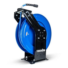 ToughTek 1/4" X 100 Rubber Pressure Washing Hose Reel (Single Arm - Heavy Duty) with 6' Lead-in-Hose