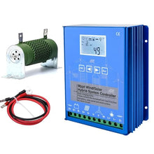 HYZHANHONG 24v, 10000W 12V 24V 48V 220V Renewable Energy Controller MPPT Hybrid Boost Controller for Off-Grid Wind Solar Hybrid System Hybrid Charge Controller