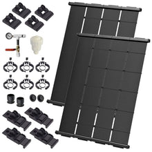 Industrial Grade Solar Pool Heater DIY Kit - Superior High-Wind Strapless Mounting System & Maximum Freeze Resistance (2-4'x7.5' / 60 Square Feet)