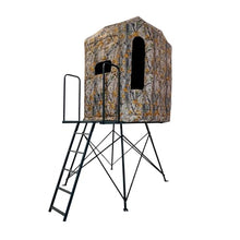 MUDDY Heavy-Duty Powder Coated Steel Hunting Blind with Insulated Fabric Walls and Silent Zipper System - Multi