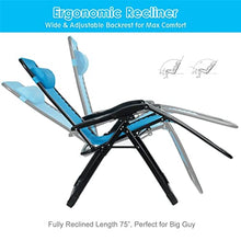 TEOYETTSF Oversized Lounge Chair Patio Heavy Duty Folding Recliner