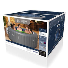 Bestway SaluSpa Santorini HydroJet 5 to 7 Inflatable Hot Tub Gray