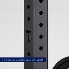 Titan Fitness X-3 Series Short Bolt-Down Power Rack with Weight Plate Holders 24-in. Depth Black