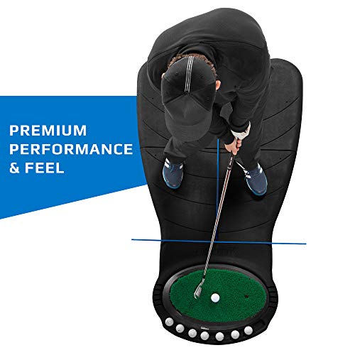 Fiberbuilt Golf 5’ x 3’ Practice Station Black