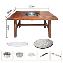 uP9sF2mD Barbecue Grill Courtyard Barbecue Table Outdoor Balcony Stove Tea Chair Villa Garden Indoor Rack Barbecue Charcoal Grill