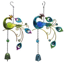1pcs Garden Wind Chimes Window Balcony Yard Home Wall Hanging Bells Ornament Decoration (Color : E) (D)