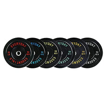 BalanceFrom Olympic Bumper Plate Weight Plate Set Black