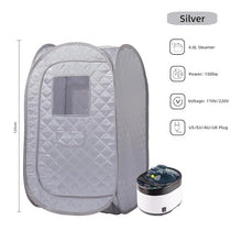 ZDGsrgWRG 4L Portable Folding Personal Steam Sauna Tent Set Remote Control
