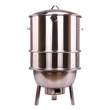 NEWCES Safety Certification Portable Charcoal Grill Barbecue BBQ Smoker Grill Stainless Steel BBQ Hanger Grill for Outdoor Camping Garden Backyard Cooking Picnic Traveling