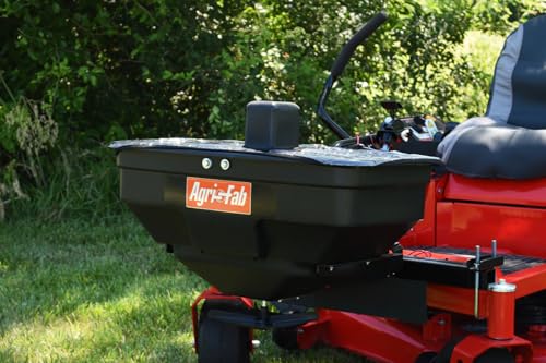 Agri-Fab 45-0627 Zero Turn Mower Electric Spreader 125 lb Hopper Capacity Black