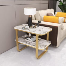 WGTYOA Sofa Rock Board Edge a Few Side Ark Contracted Bedside Table Square Sitting Room Balcony Tea