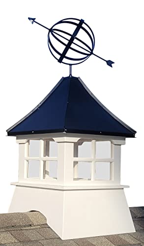 Accentua Monterey Cupola with Armillary, 24 in. Square, 54 in. High