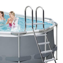 Heavy Duty Above Ground Pool Ladder 52in, 304 Stainless Steel Safety Steps