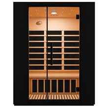 3 Person Infrared Heater Indoor Sauna with Red Light Therapy, Chromotherapy