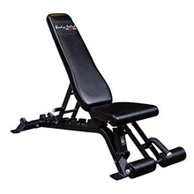 Body-Solid Pro Clubline Adjustable Bench for Abdominal and Core Training Black