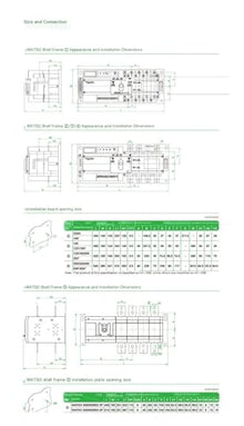 MGMYVDDGVW Double Power Automatic Transfer Switch, Dual Power Supply WATSG-630 250A, 320A, 400A, 500A, 630A(630A)