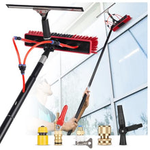 DHXIAMZ Extendable Solar Panel Cleaning Brush with Telescopic Pole35CM Head 3.6M LengthWater Powered Window Cleaner for RVs Trucks Boats Patios s