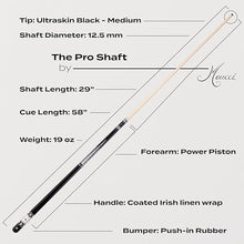 Meucci Pool Cues BMC Casino 10 Billiard Pool Stick Black