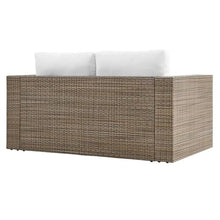 Modway Convene Outdoor Synthetic Rattan Loveseat White