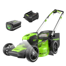 Greenworks 80V 21in Self-Propelled Lawn Mower, 4.0 Ah Battery and Charger