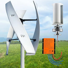 Vertical Axis Wind Turbine Model,3-Blade Axis Wind Turbine Generator,DIY Wind Power Generator Kit,DIY Portable Winds Power Turbine,3-Phase Permanent Magnet Motor,Windmill Power Charger(16000W,48V)