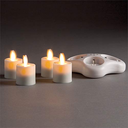 Lightli Mvng Flm Rchrgbl Votive Kit