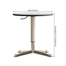 CHmrfvqtus Couch Side Table Movable Rock Slab Side Table Living Room Creative Multifunctional Lifting Small Round