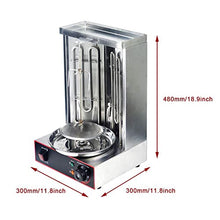 JYXYXSCP Electric Vertical Grill, 360 Degree Automatic Rotating Grill, Turkey Grill, Suitable for Family Party Garden