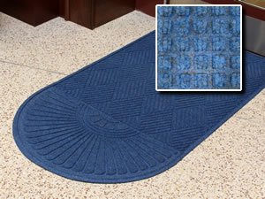 FloorGuard Heavy Duty All Purpose Entrance Mat Diamond 6' x 19' Blue