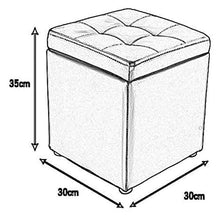 Ottoman Footrest Ottoman Stool Seat Storage, Foot Rest Stools en, Footstool Pouf Outdoor, Portable,Beige-One Size