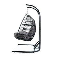 YuanDesign Folding Double Swing Chair w/Cushion