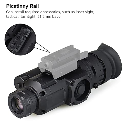 YSS High-Performance 1-8X Digital Monocular Night Vision M250HD Black