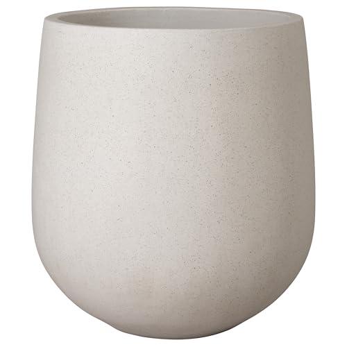 Emissary Opus 26 in. White Terrazzo Round Planter