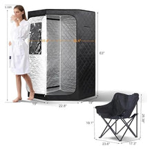 4 1500W Portable Sauna Steam Generator Steamer Machine Remote Control