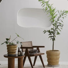 Flowerpot Clay Simple Pine Large Planter Living Room Indoor Floor Style Planting Tree Pot Garden Pots (Large)