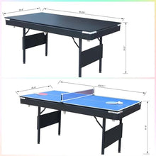 LWDUDE Upgraded 5.5 FT Portable Pool Table Blue