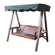 KYTGFH Patio Swing Chair with Stand - for Garden Backyard Outdoor Swing Chairs for Adults,Wooden Garden Swing Outdoor Swing Chair Bench Perfect Set for Patio,Garden