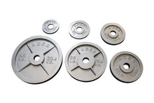 Ader Sporting Goods Olympic Plates 255 Lb Set Gray