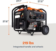 Generac 12,500 Starting Watt Tri-Fuel Portable Generator, Electric Start