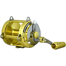EAT MY TACKLE 80 Wide 2 Speed Trolling Fishing Reels and Rods Set Black and Gold