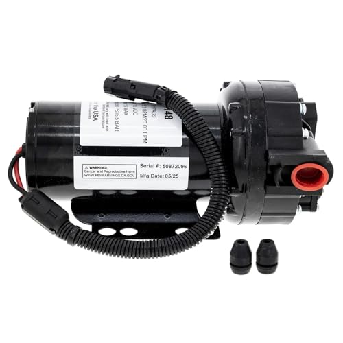 New OEM 5.3 GPM Sprayer Pump Replacement for Exmark 146-0148 - Commercial Liquid Fertilizer Pump Fits Z-Turf & Z-Spray Junior 36", Mid 46", Max 52" Stand-On Spreader Sprayers