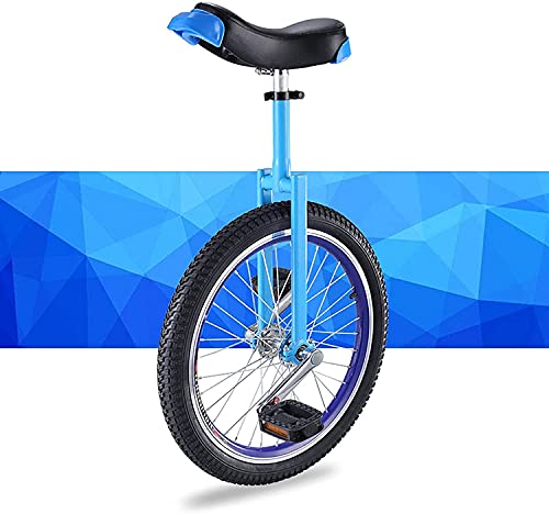 JINCAN 20-Inch Wheeled Unicycle Bicycle Outdoor Anti-Skid Tires Adjustable Saddle