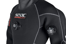 SEAC Men's Warmdry 4mm Neoprene Dry Suit Black