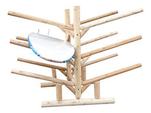 Log Kayak Rack Low 6 Place Kayak or SUP Rack Unfinished